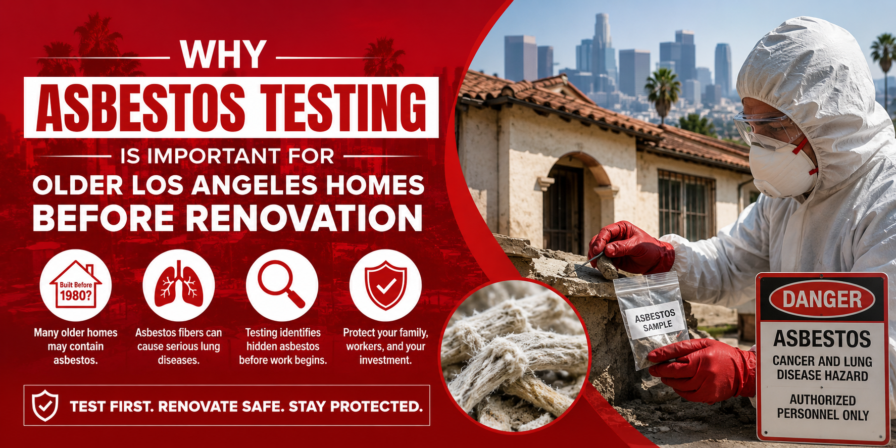 Why Asbestos Testing Is Important for Older Los Angeles